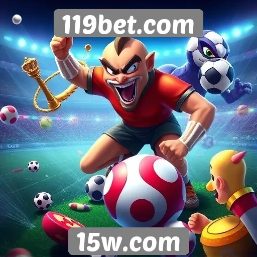 Variedade de jogos disponíveis no 119bet